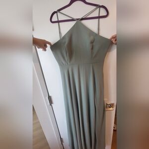 Lulu's bridesmaids sage green dress size XL